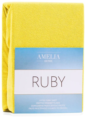 AmeliaHome frotinė paklodė su guma Ruby, 180x200 cm