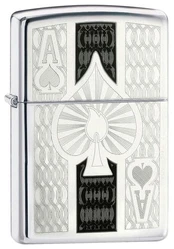 Žiebtuvėlis Zippo Lighter 24196, sidabro/juoda