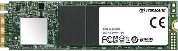 Kietasis diskas (SSD) Transcend 110S TS128GMTE110S, M.2, 128 GB kaina
