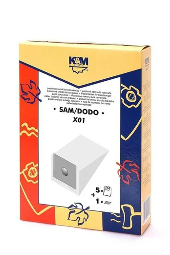 Dulkių siurblio maišelis K&M X01
