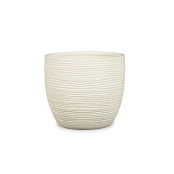 Vazonas Scheurich, keramika, Ø 19 cm, smėlio