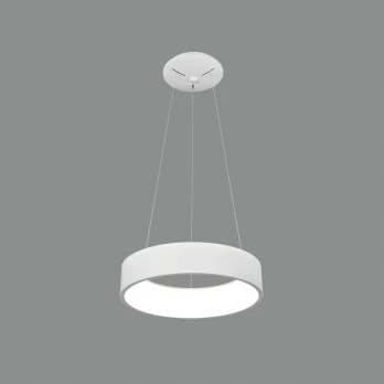 Pakabinamas LED šviestuvas Dilga ⌀45 balta
