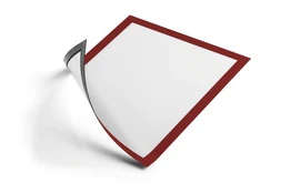 Rėmelis dokumentams DURABLE DURAFRAME® MAGNETIC, A4, 5 vnt./pak., raudonas kaina