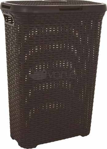 Skalbinių dėžė Curver 189206, 60 l, ruda