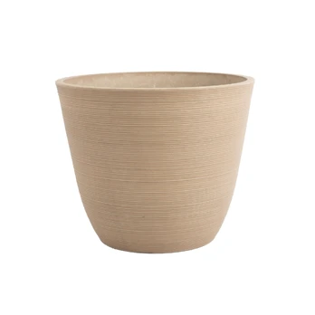 Vazonas Domoletti 13D25, spw, Ø 25 cm, rudas/smėlio
