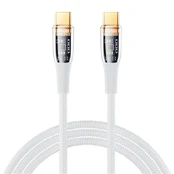 Cable USB-C USB-C Remax Explore, RC-C062, 1,2m, 100W, (white) kaina