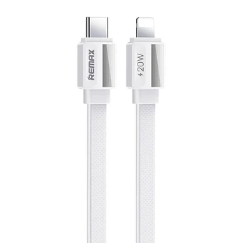 Cable USB-C-lightning Remax Platinum Pro, RC-C050, 20W (white)