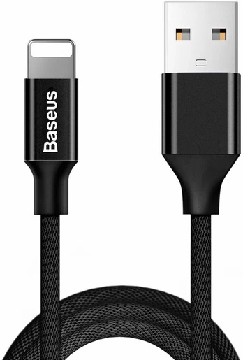 CABLE LIGHTNING 1.8M/BLACK CALYW-A01 BASEUS