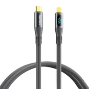Cable USB-C-lightning Remax Zisee, RC-C031, 20W (grey) kaina