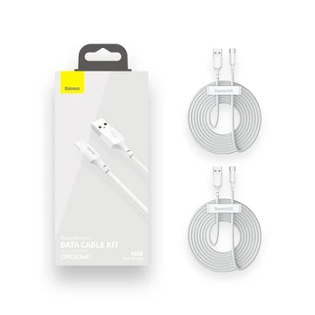 CABLE USB TO USB-C 1.5M/2PCS WHITE TZCATZJ-02 BASEUS