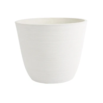 Vazonas Domoletti 13D25, spw, Ø 25 cm, baltas