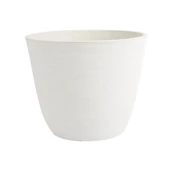 Vazonas Domoletti 13D25, spw, Ø 25 cm, baltas kaina