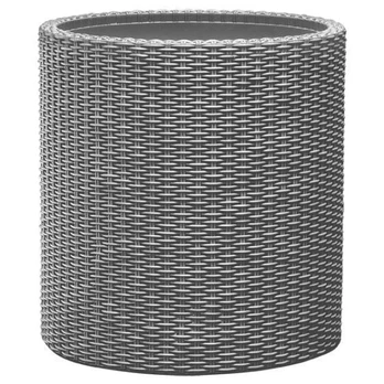 Vazonas Keter, plastikinis, Ø 28 cm, pilkas