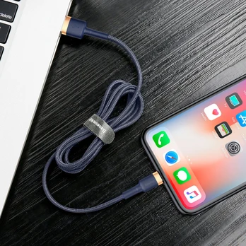 CABLE LIGHTNING TO USB 1M/GOLD/BLUE CALKLF-BV3 BASEUS