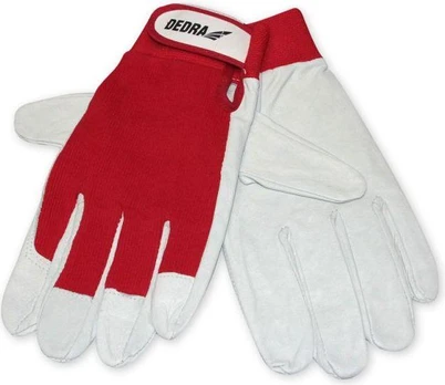 Darbinės pirštinės Dedra BH1010R09R, 9 dydis