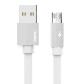 Cable USB Micro Remax Kerolla, 2m (white) kaina