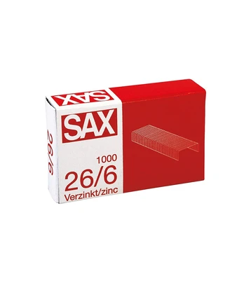 Sąsagėlės SAX 26/6, (dėž. 1000 vnt.)