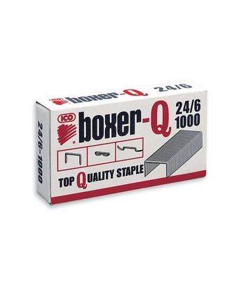 Sąsagėlės BOXER-Q, 24/6, 1000 vnt