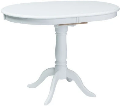 Valgomojo stalas Dello, baltas, 100 cm x 70 cm x 75 cm