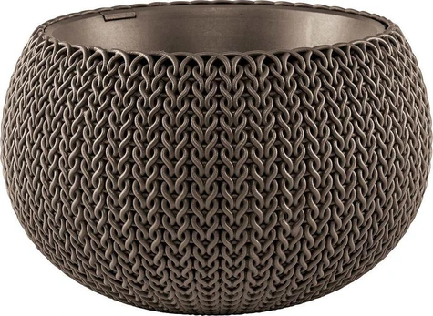 Vazonas Curver 231127, plastikinis, Ø 28 cm, rudas