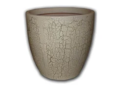 Vazonas VDN-12, keramika, Ø 40 cm, baltas kaina