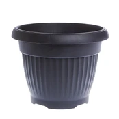 Vazonas Prosperplast Terra Nova DCE30, plastikinis, Ø 30 cm, antracito kaina