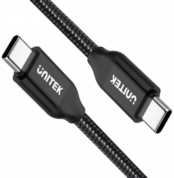 Laidas Unitek C14059BK USB-C To USB-C USB-C, USB-C, 2 m, juoda