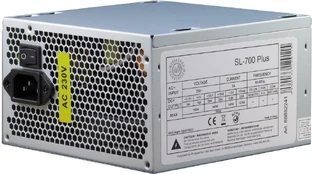 Inter-Tech SL-700 Plus, 700 W, 230 V, 50 - 60 Hz, 3 A, Active, 150 W kaina