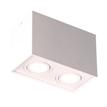 Lubinis kryptinis šviestuvas Basic Square 2WH