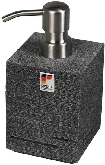 Skysto muilo dozatorius Ridder Brick, pilkas, 0.430 l