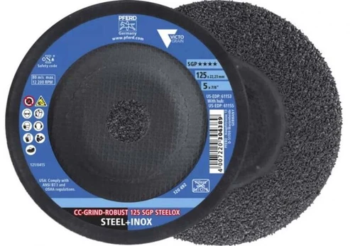 Šlifavimo diskas PFERD CC-Grind-Robust 125 SGP Steelox