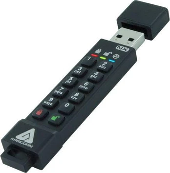 USB atmintinė Apricorn Aegis Secure Key 3NX, 8 GB