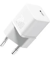 Mini sieninis įkroviklis Baseus GaN5 20W (baltas)