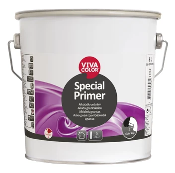 Gruntas alkidinis Vivacolor Special Primer, balta, 3 l