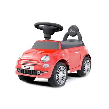 Vaikiškas paspirtukas Fiat 500, baltas/raudonas/