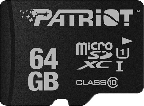 Patriot PSF64GMDC10, 64GB, microSDHC