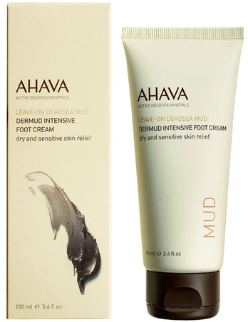 Pėdų kremas Ahava Deadsea Mud Dermud Intensive, 100 ml