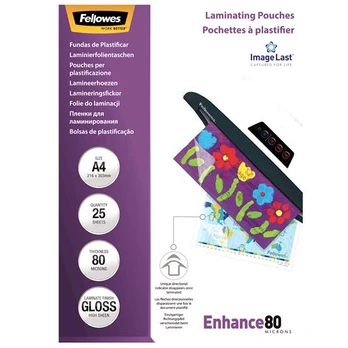 Laminavimo vokeliai Fellowes Imagelast 5396205, A4, 80, 25 Vnt