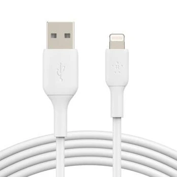 Belkin CAA001BT3MWH „Lightning“ kabelis 3 m Balta