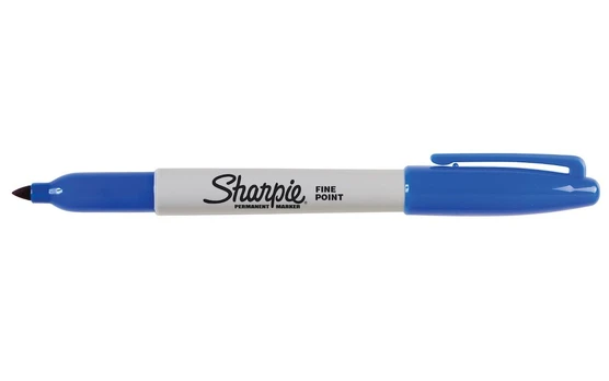 Sharpie Fine Point permanentinis žymeklis Plonas galiukas Mėlyna