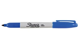 Sharpie Fine Point permanentinis žymeklis Plonas galiukas Mėlyna kaina