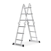 Kopėčios 4 dalių universalios Haushalt BL-403B, 95 - 370 cm kaina