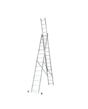 Kopėčios 3 dalių universalios Haushalt BL-E314, 391 - 1007 cm kaina