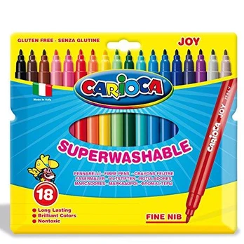 Flomasteriai CARIOCA JOY, 18 vnt.