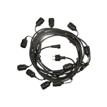 Lauko girlianda E27 lemputėms IP44 10 x E27, 10m