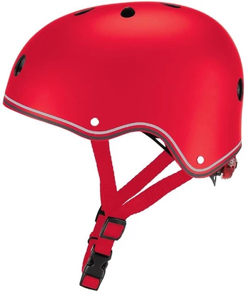 Globber Helmet Go Up Lights Red