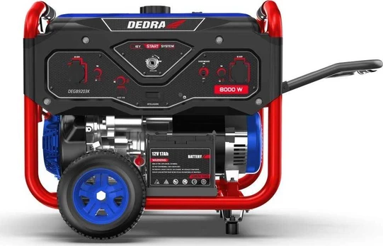 Benzininis generatorius Dedra DEGB9203K, max 8.3 kW