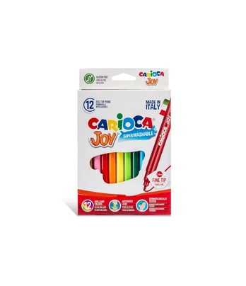Flomasteriai CARIOCA JOY, 12 vnt.