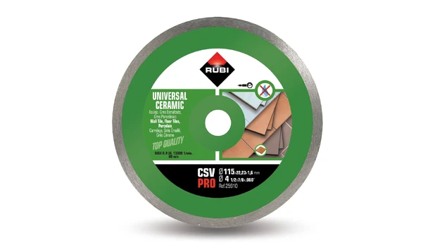 Pjovimo diskas Rubi CSV 125, 125 mm x 22.23 mm x 1.7 mm