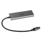 HUB USB Akasa 4x USB-A 3.0 (AK-CBCA25-18BK) kaina